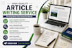 write high quality articles and blog content