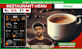 do professional food menu, restaurant menu and cafe menu
