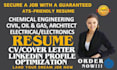 write civil chemical oil gas electrical electronics engineering architect resume