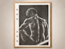 create realistic human figure and anatomy pencil drawings