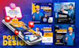 create professional social media ads design, instagram post, facebook ads