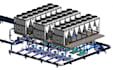 creat 3d mep from diagram schematic, isomatric drawing