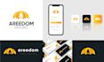 make trendy minimalist and modern startup tech existing logo