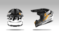 make realistic 3d model mockup render of motocross dirt bike decal wrap