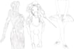 create coloring book page line art vector illustrations from any image