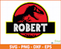 make custom personalized jurassic park theme sign logo svg,png,dxf,eps,cricut