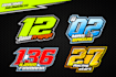 create racing, nascar and drag race numbers