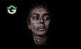 draw scribble sketch illustration on dark background