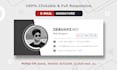 design clickable HTML email signature and animated email signature