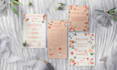 design a beautiful custom event and wedding invitation suite