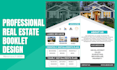 create company trifold brochure, business flyer and booklet design
