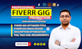 write, optimized fiverr gig description, gig SEO, profile ranking