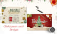 do create christmas card, posters, invitation flyer, and postcard design