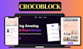 do create wordpress website with crocoblock elementor pro,jet engine