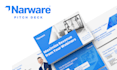 design a futuristic pitch deck powerpoint presentation