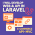 develop laravel websites and rest apis with mysql integration