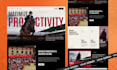 do modern figma website UI UX design, or redesign template