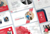 custom impressive presentation pitch deck design