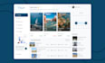 design admin panel web application saas  dashboard ui ux