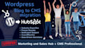 create you a smart website in hubspot cms that converts