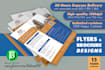design professional flyer , brochure and postcards design