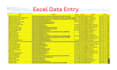 do online research, copy paste and excel data entry
