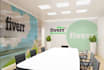 replicate your logo into office meeting room 3d style