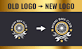 design redesign recreate modify update refresh edit fix your current logo