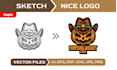convert your sketch to professional logo in 24 hours