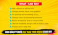 professionally edit flyer brochure and poster