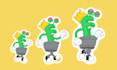 animate walk character animation gif nft