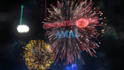 make fireworks celebration logo animation video