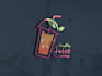 do creative food, drink, juice bar, restaurant logo design