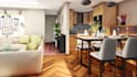 remodel 3d kitchen and interior design with realistic render