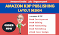 do amazon KDP book formatting, book editing, kdp book publishing