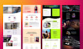 design a simple responsive website figma, HTML, CSS and angular