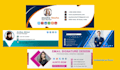 create professional HTML email signature with logo and links