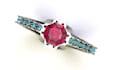 create a modern 3d cad jewelry design and render it