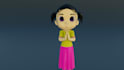 make 3d cartoon character