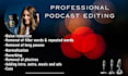 edit, mix and master your podcast audio and video