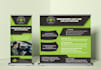 design professional retractable banner, standee and x stand