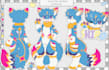 draw you a cute kemono furry reference sheet