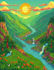 craft pixel art landscapes