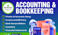 do bookkeeping in quickbooks,sage 50,netsuite, microsoft gp