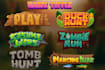 create 2d game art assets, objects, icons, props, tittle