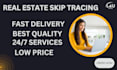 provide real estate skip tracing, bulk skip tracing, and llc skip tracing