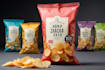create chips, snacks, standup pouch bags packaging design