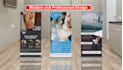 design roll up banner, retractable banner, pull up, x stand