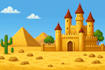 draw unique pixel art background design