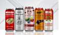 do premium energy drink, soda can, packaging label design